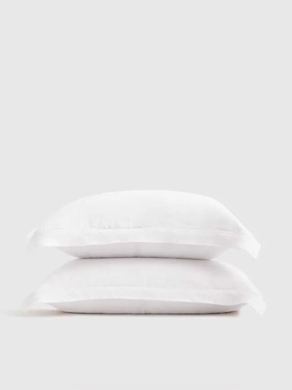 NWOT QUINCE European Linen Sham Set Standard White 3716